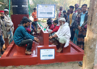 Construction Puits Ablutions Bangladesh